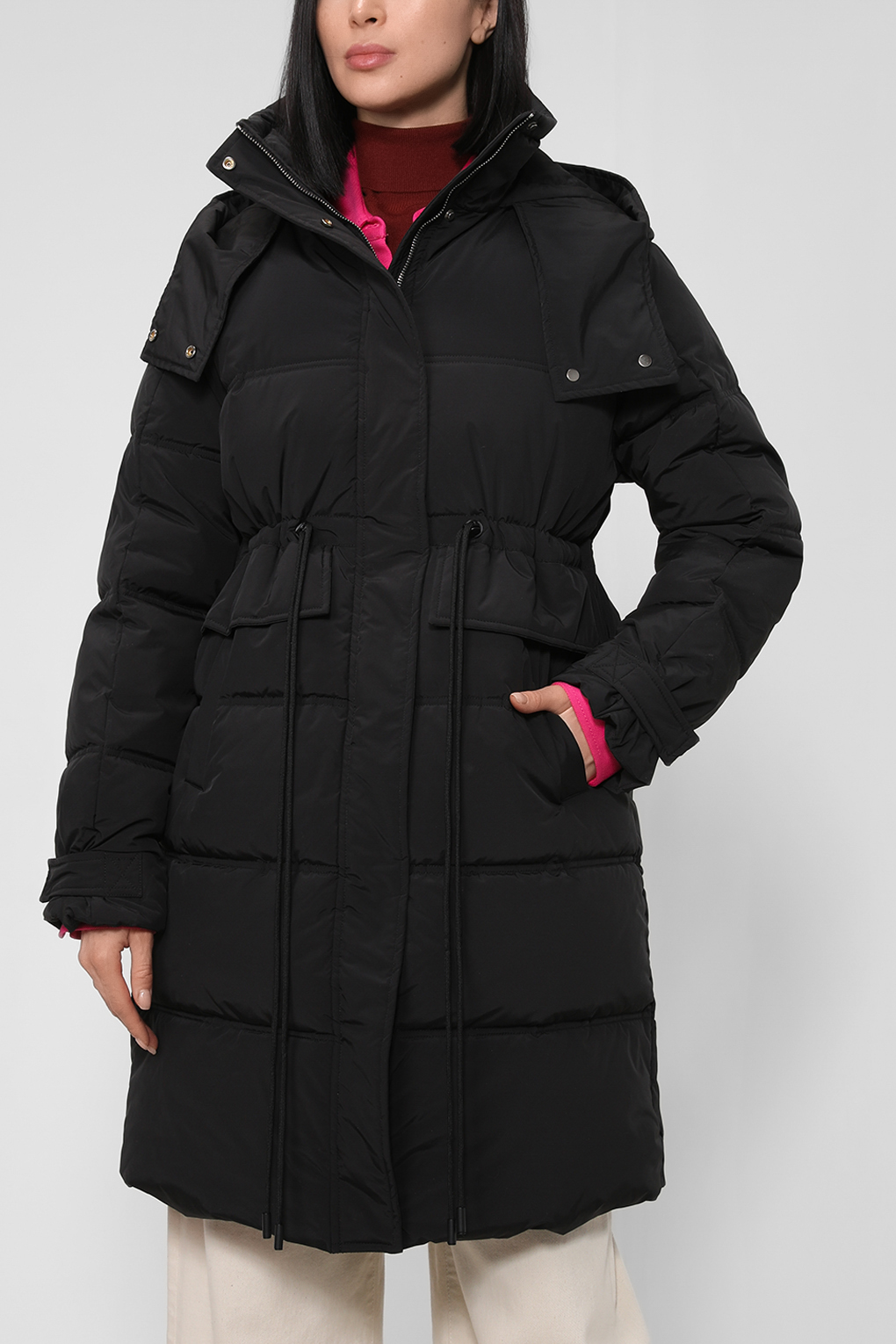 

Парка женская Belucci BL22109221CD-001 черная 44 RU, Черный, BL22109221CD-001