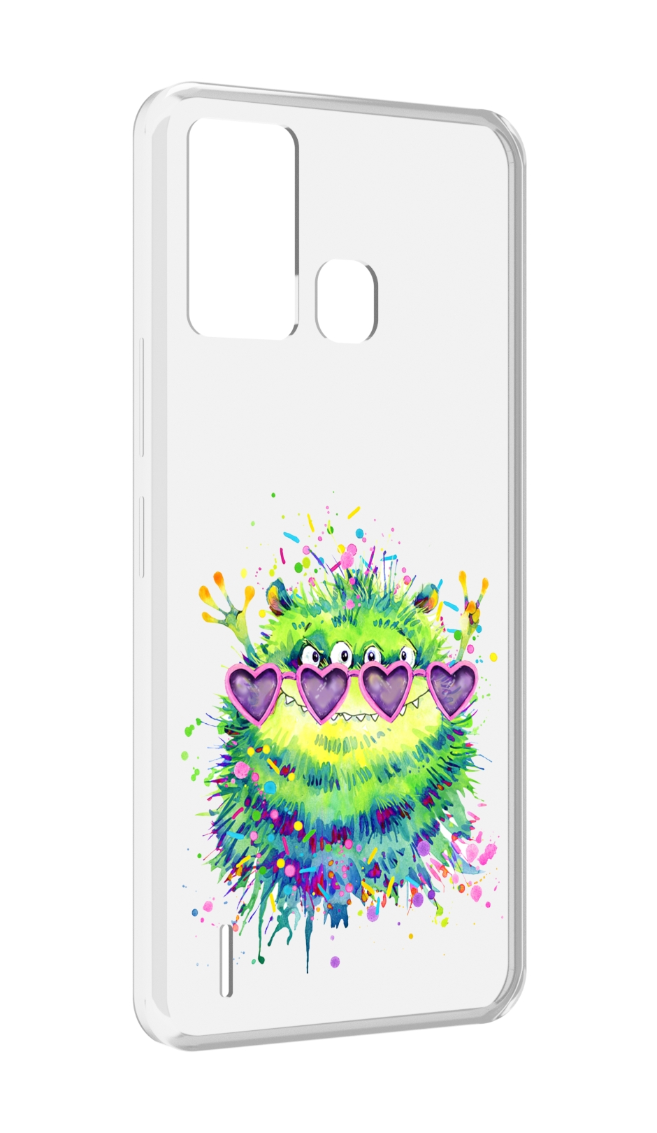 

Чехол MyPads Пушистый персонаж для ITEL S16 / ITEL Vision 1 Pro, Прозрачный, Tocco