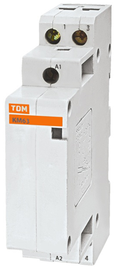 

TDM Electric КМ63 контактор модульный 2 полюса 25А 2НО