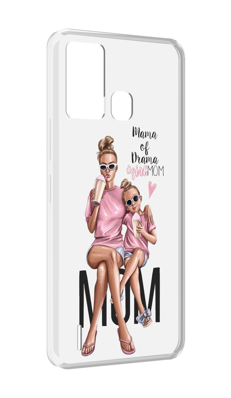 

Чехол MyPads Мама-мечты женский для ITEL S16 / ITEL Vision 1 Pro, Прозрачный, Tocco