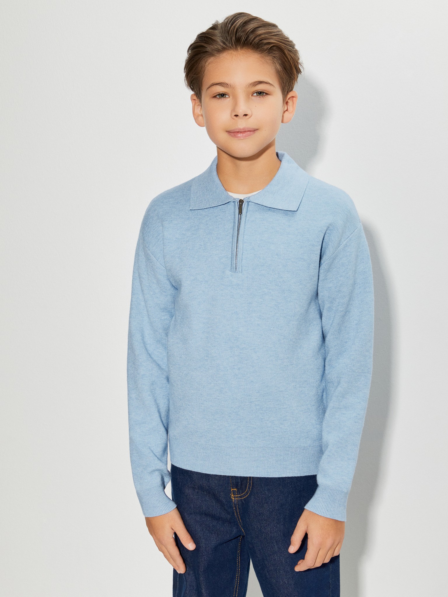 Джемпер ACOOLA 20130310006, голубой, 134