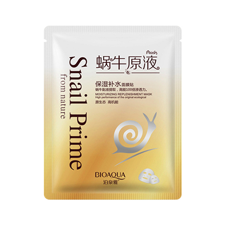 

Маска для лица Bioaqua Snail Prime Восстановление 30 г