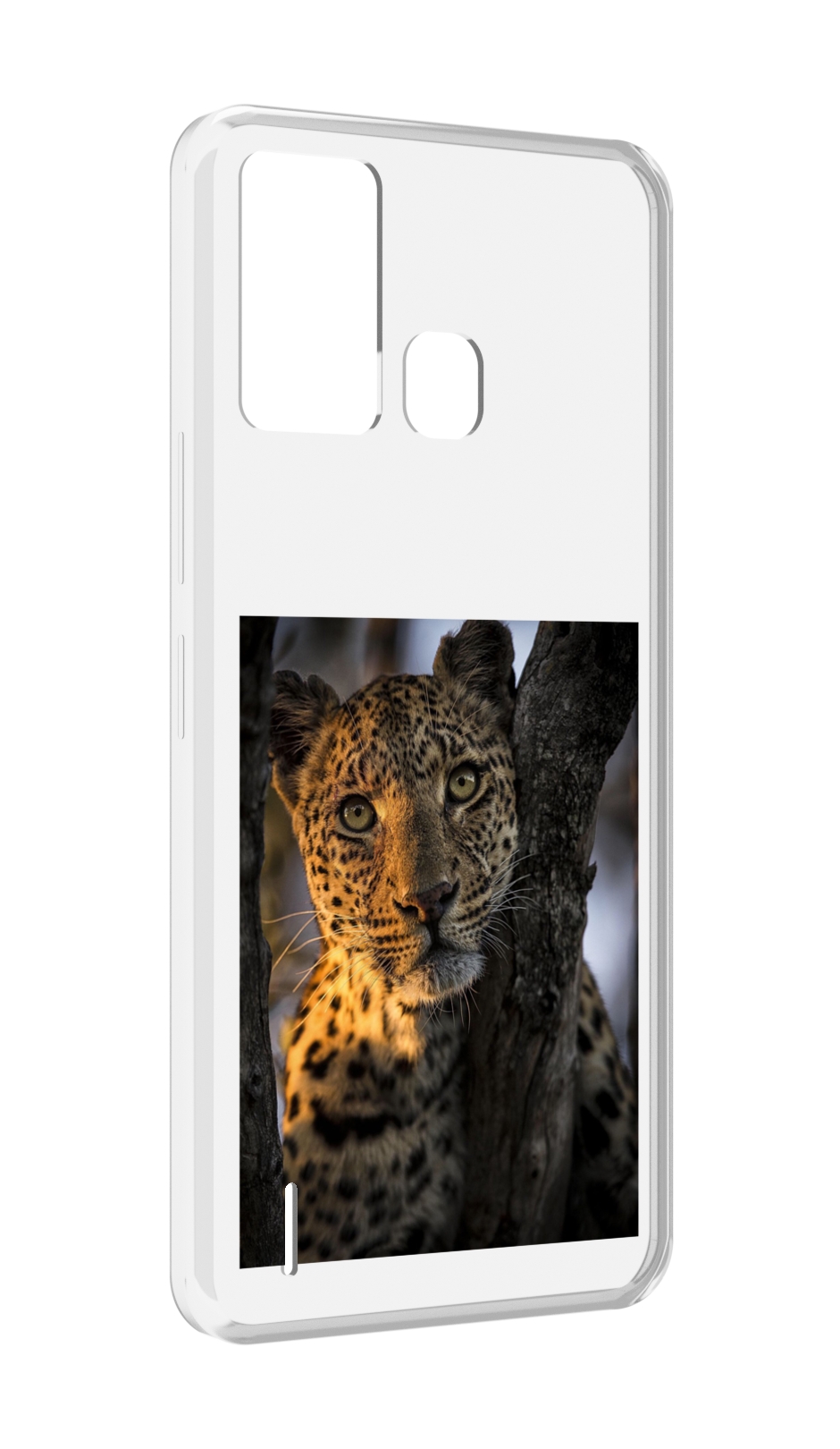 

Чехол MyPads Леопард для ITEL S16 / ITEL Vision 1 Pro, Прозрачный, Tocco