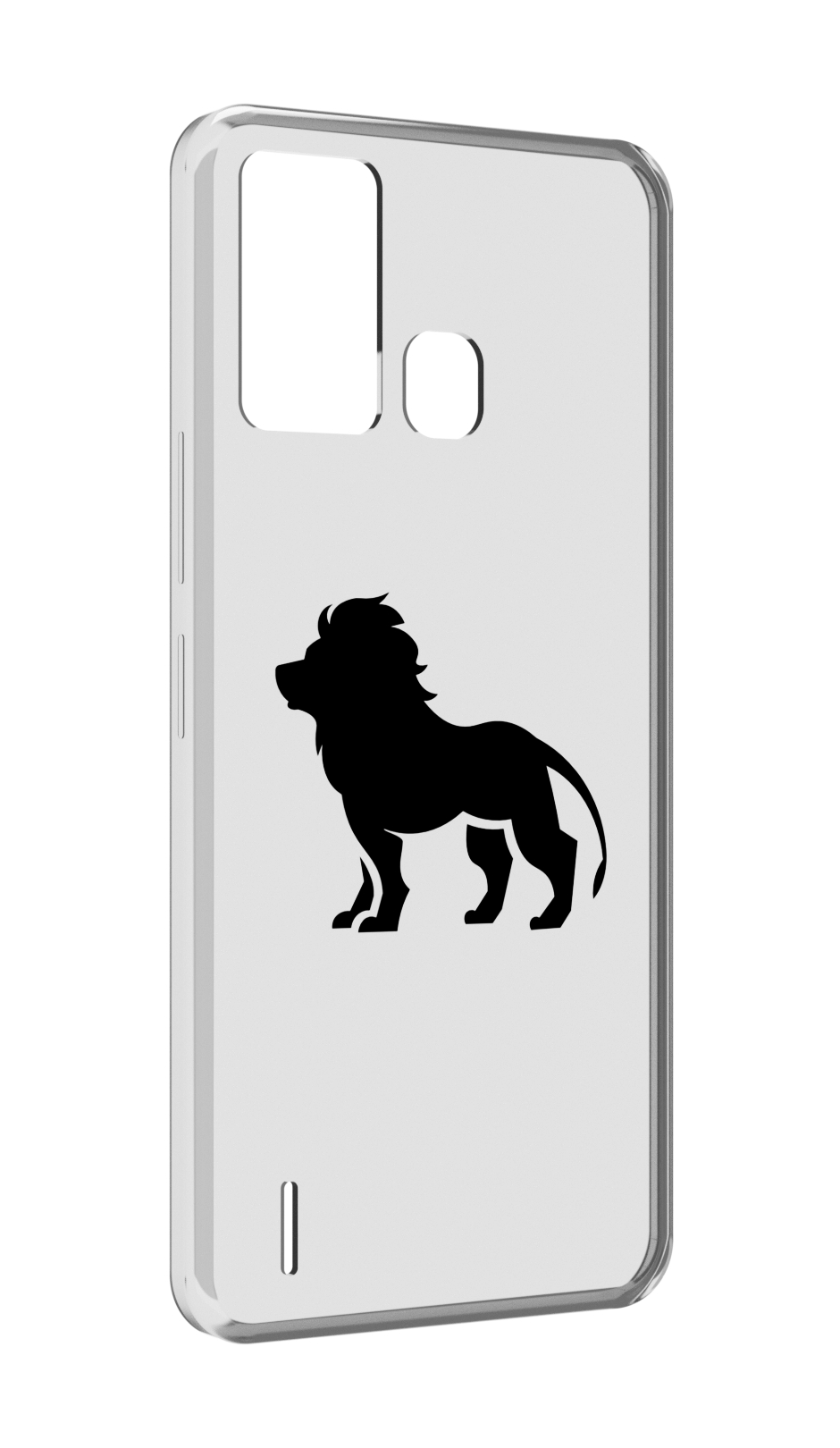 

Чехол MyPads Лев для ITEL S16 / ITEL Vision 1 Pro, Прозрачный, Tocco