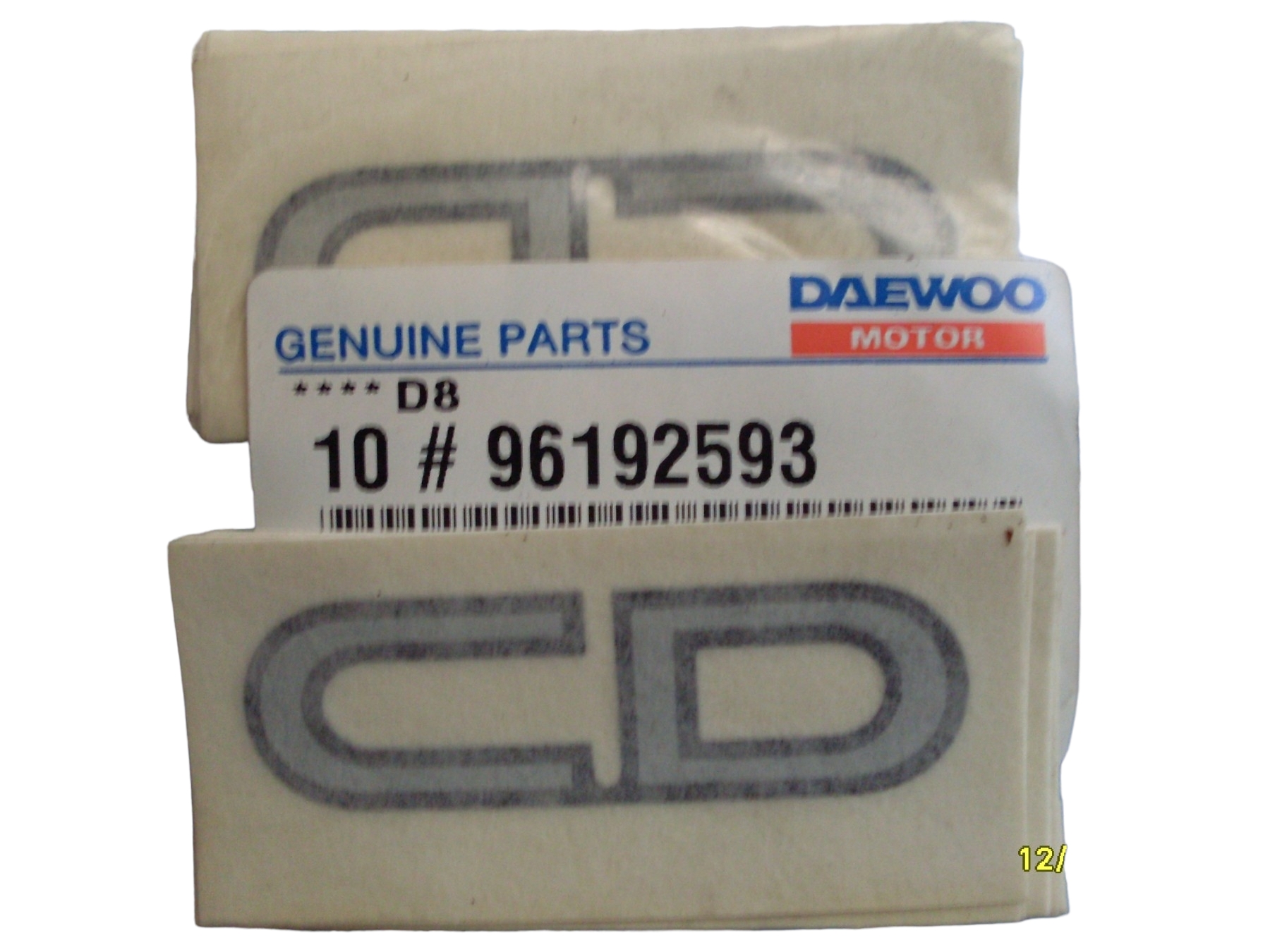 

Эмблема (Надпись Cd) GENERAL MOTORS арт. 96192593, Хром