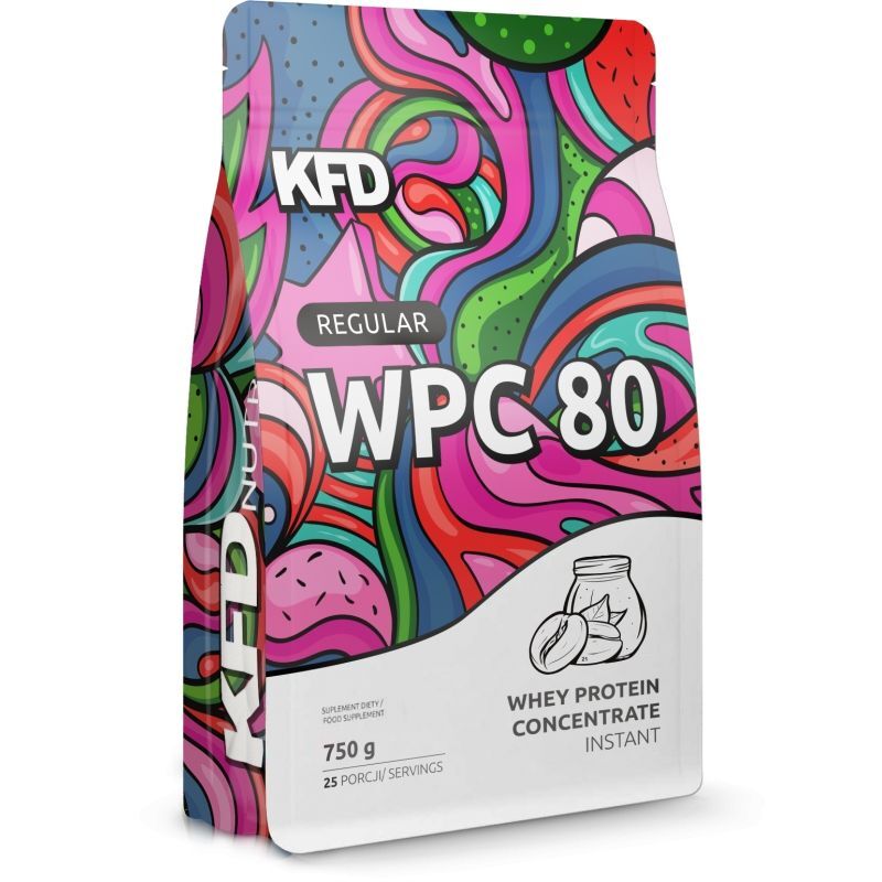фото Протеин kfd, regular wpc 80, 750г (ванильный коктейль) kfd nutrition