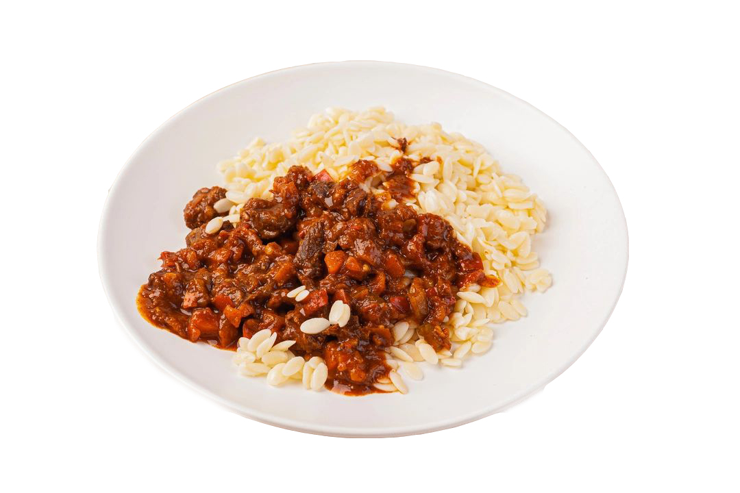 

Говядина тушеная с пастой орзо ВкусВилл 250 г