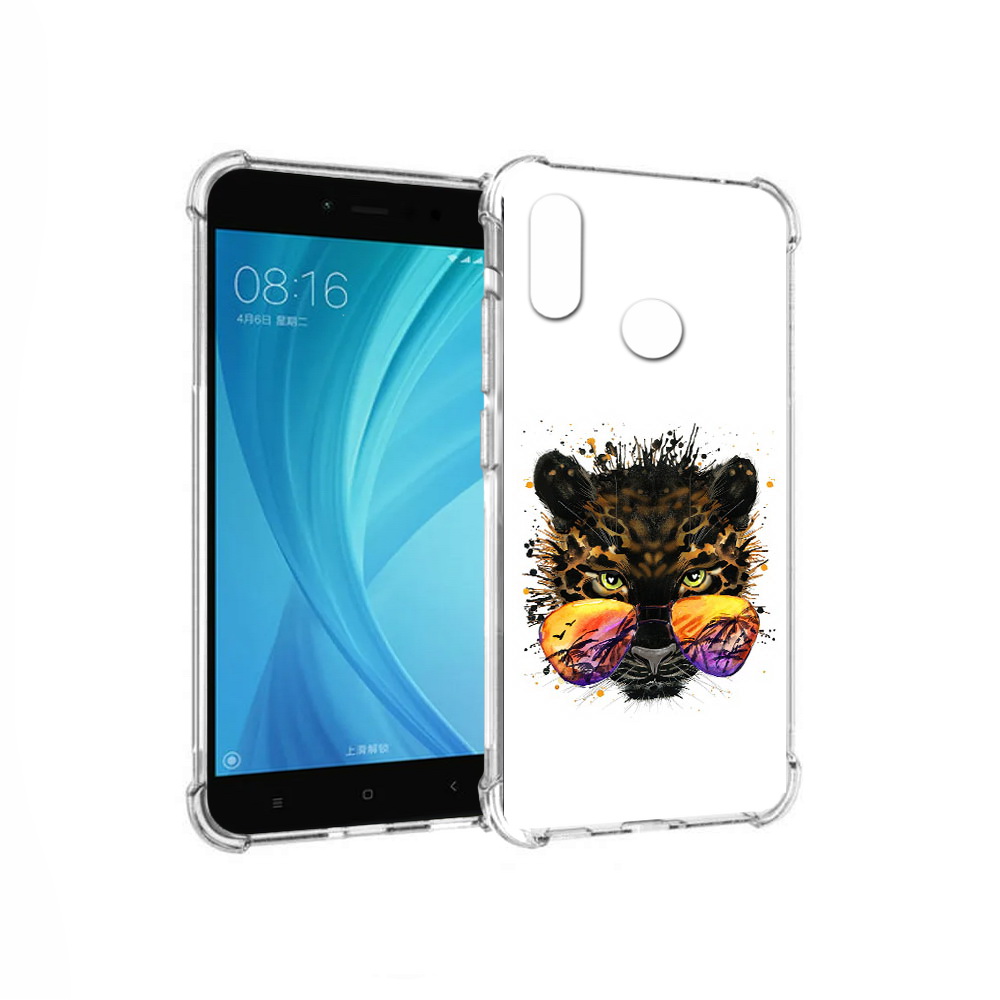 

Чехол MyPads Tocco для Xiaomi Redmi Note 5 тропический леопард (PT113434.311.649), Прозрачный, Tocco