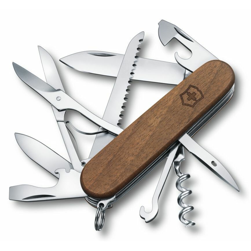 

Нож перочинный Victorinox Huntsman Wood (1.3711.63) 91мм 13функций, Коричневый
