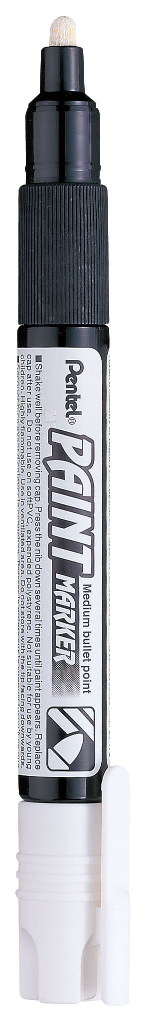 

Маркер перманентный Pentel Paint PEN-MMP20-W 4,6 мм с круглым наконечником белый