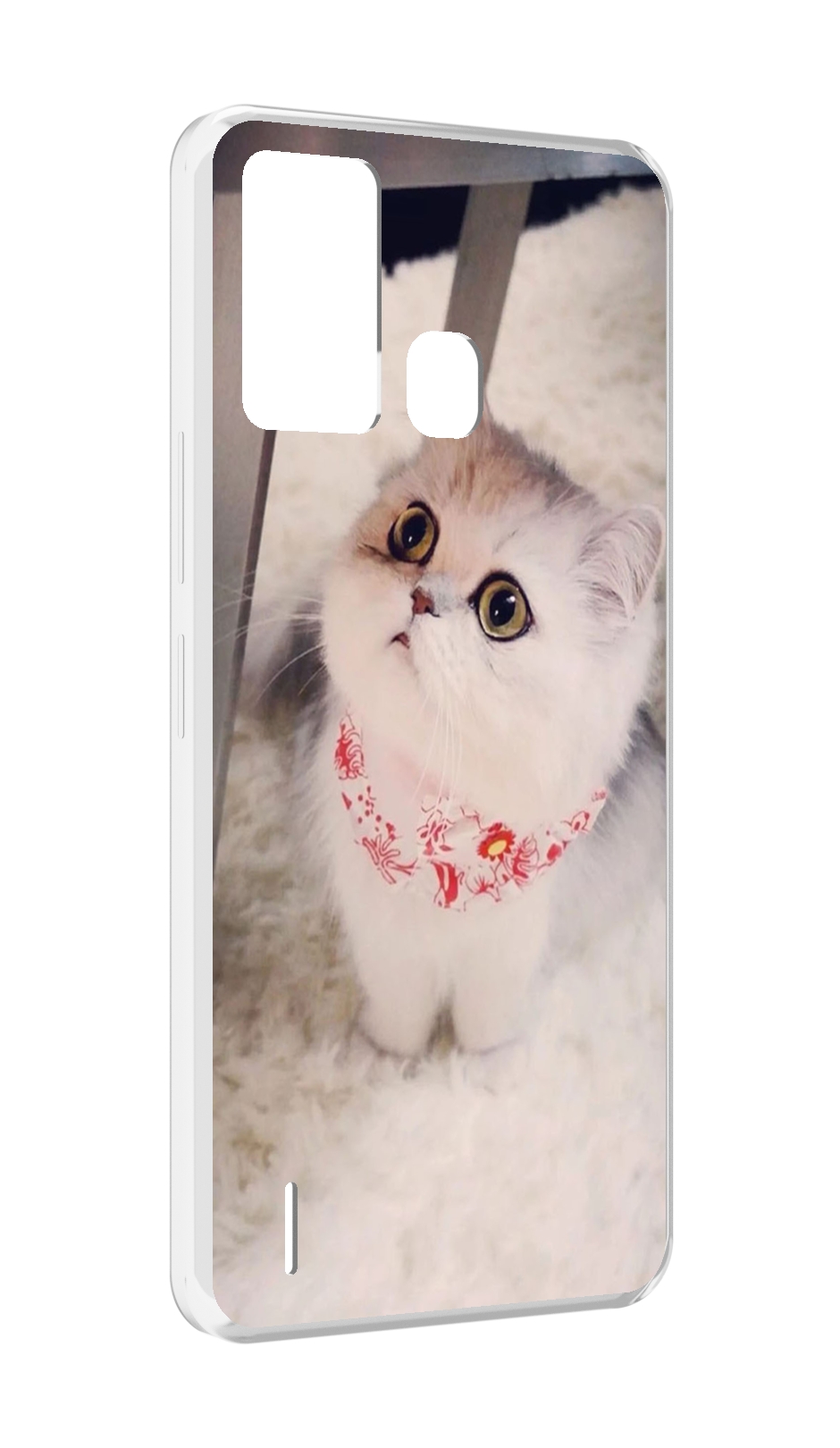

Чехол MyPads Котеночек женский для ITEL S16 / ITEL Vision 1 Pro, Прозрачный, Tocco