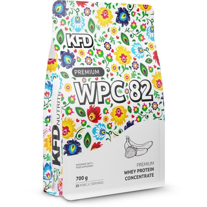 фото Протеин kfd, premium wpc 82, 700г (белый шоколад-малина) kfd nutrition