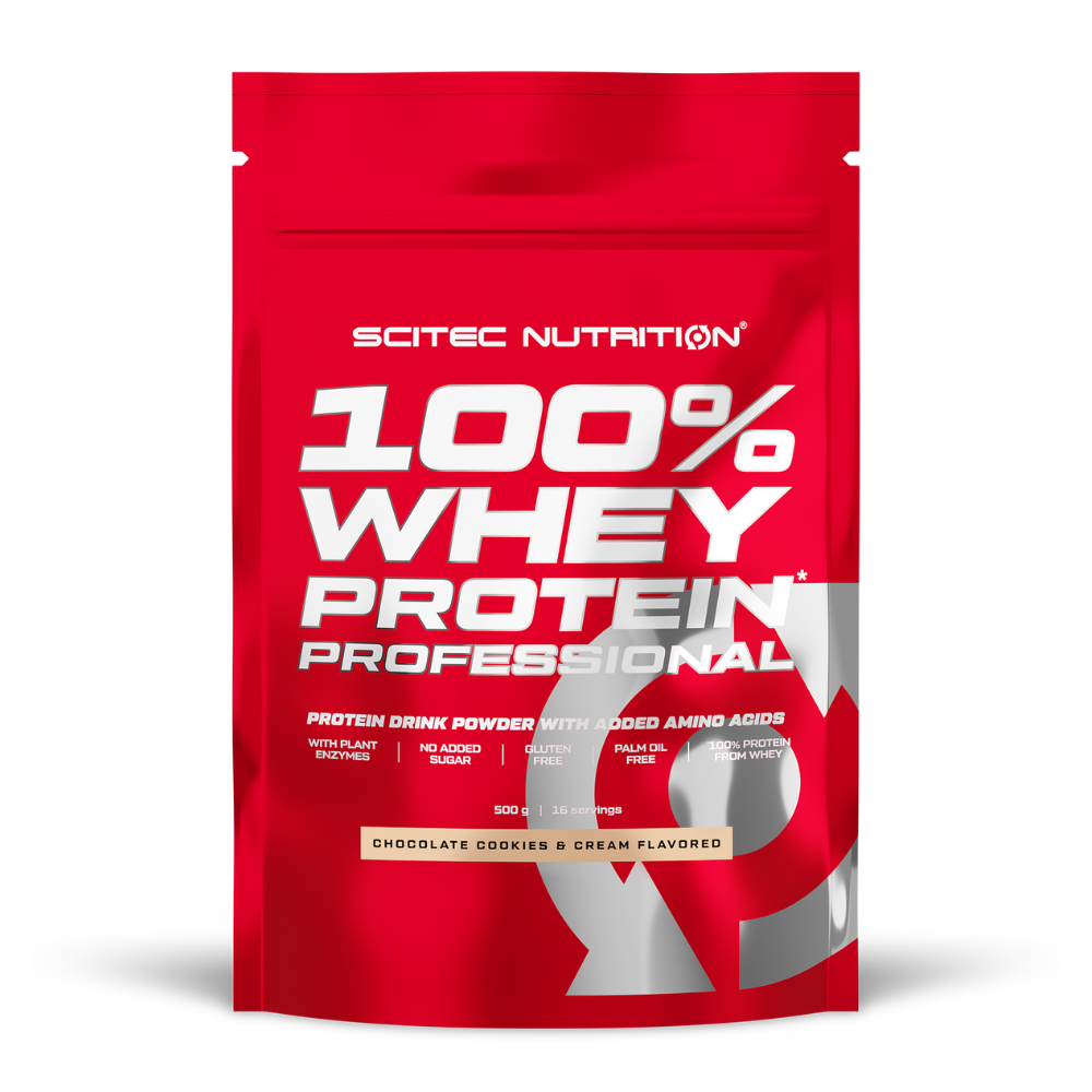 Протеин Scitec Nutrition 100% Whey Protein Professional 500 г, шоколад-печенье с кремом