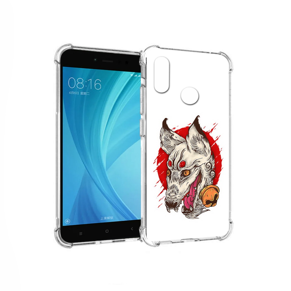 

Чехол MyPads Tocco для Xiaomi Redmi Note 5 страшная собака (PT113434.311.627), Прозрачный, Tocco