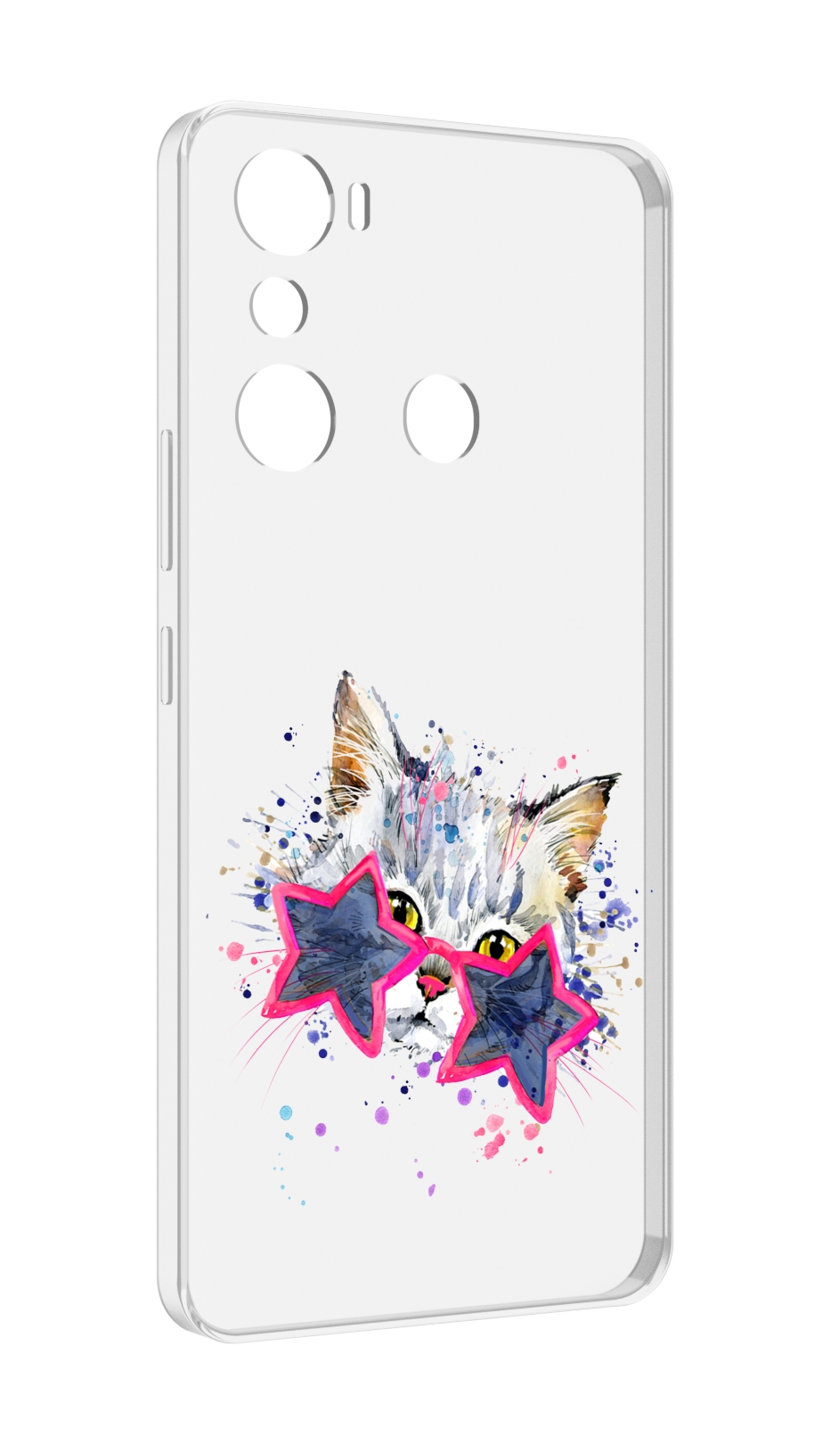 

Чехол MyPads звездные очки для Infinix Hot 20i, Прозрачный, Tocco