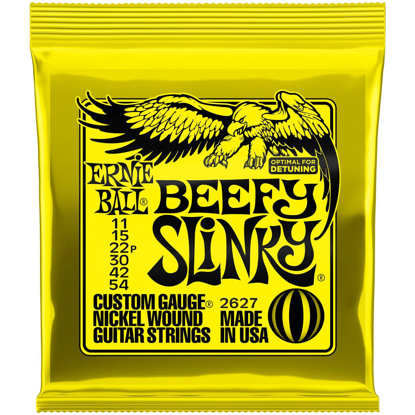 

Струны для электрогитары ERNIE BALL 2627 Nickel Wound Slinky Beefy 11-54