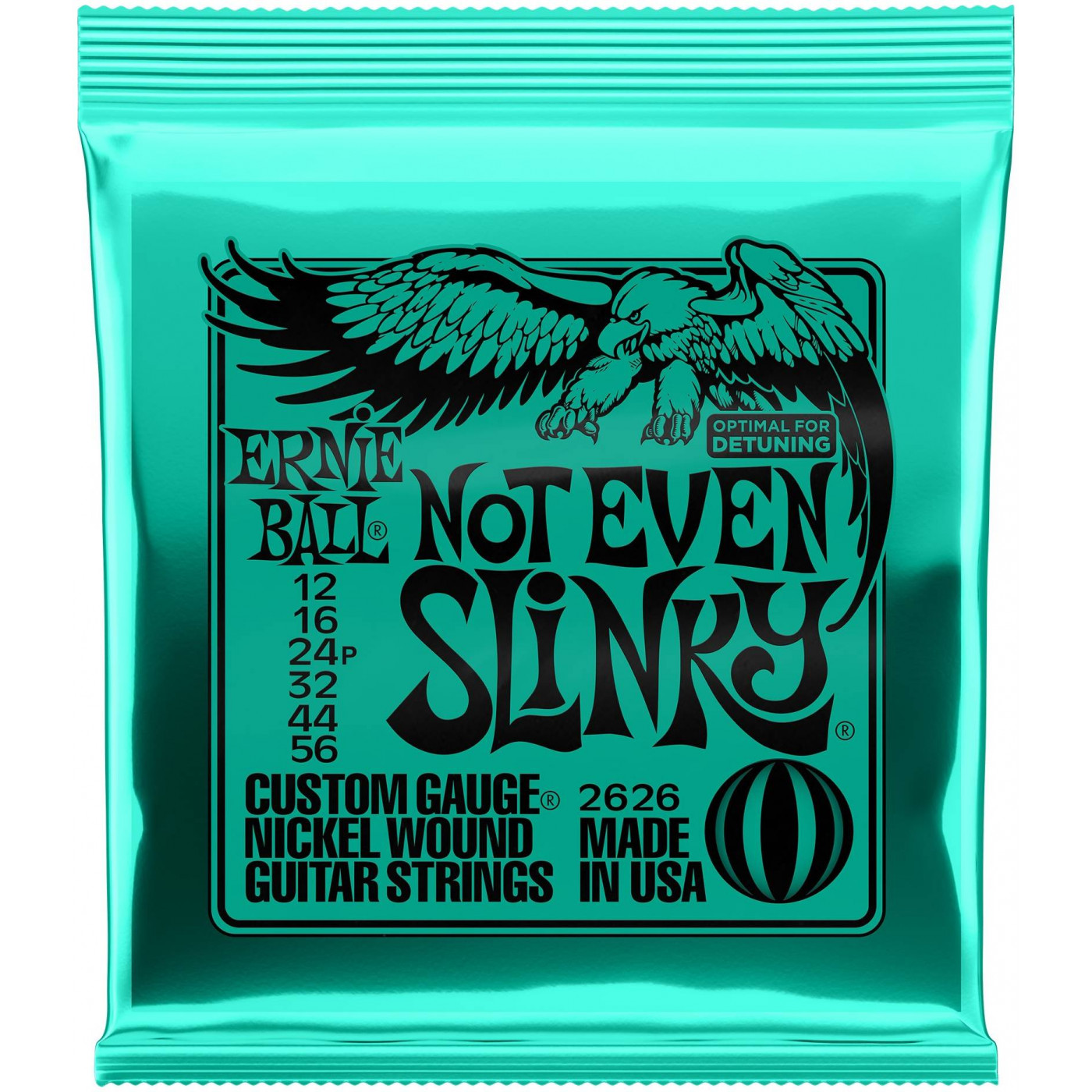 

Струны для электрогитары ERNIE BALL 2626 Nickel Wound Slinky Not Even 12-56