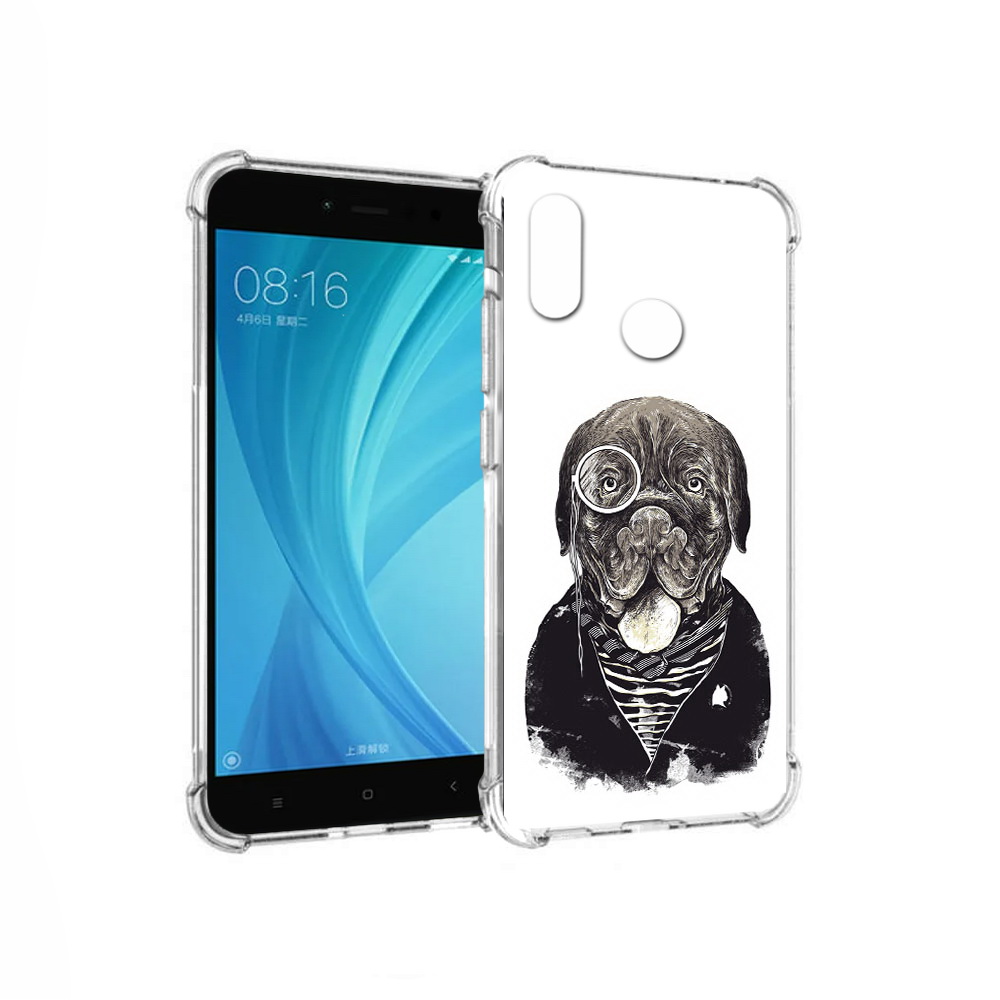 

Чехол MyPads Tocco для Xiaomi Redmi Note 5 солидный песик (PT113434.311.615), Прозрачный, Tocco