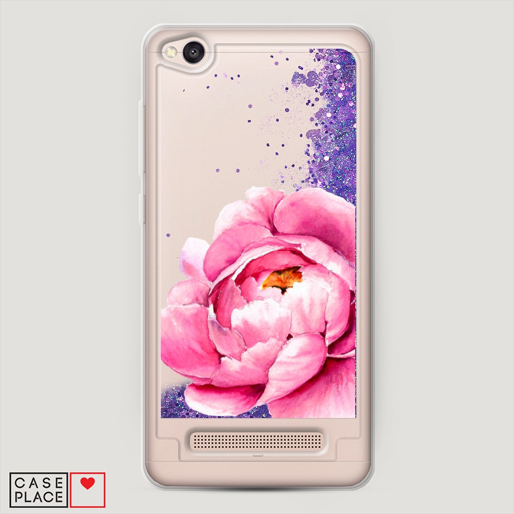 

Жидкий чехол с блестками "Прекрасный пион" на Xiaomi Redmi 4A