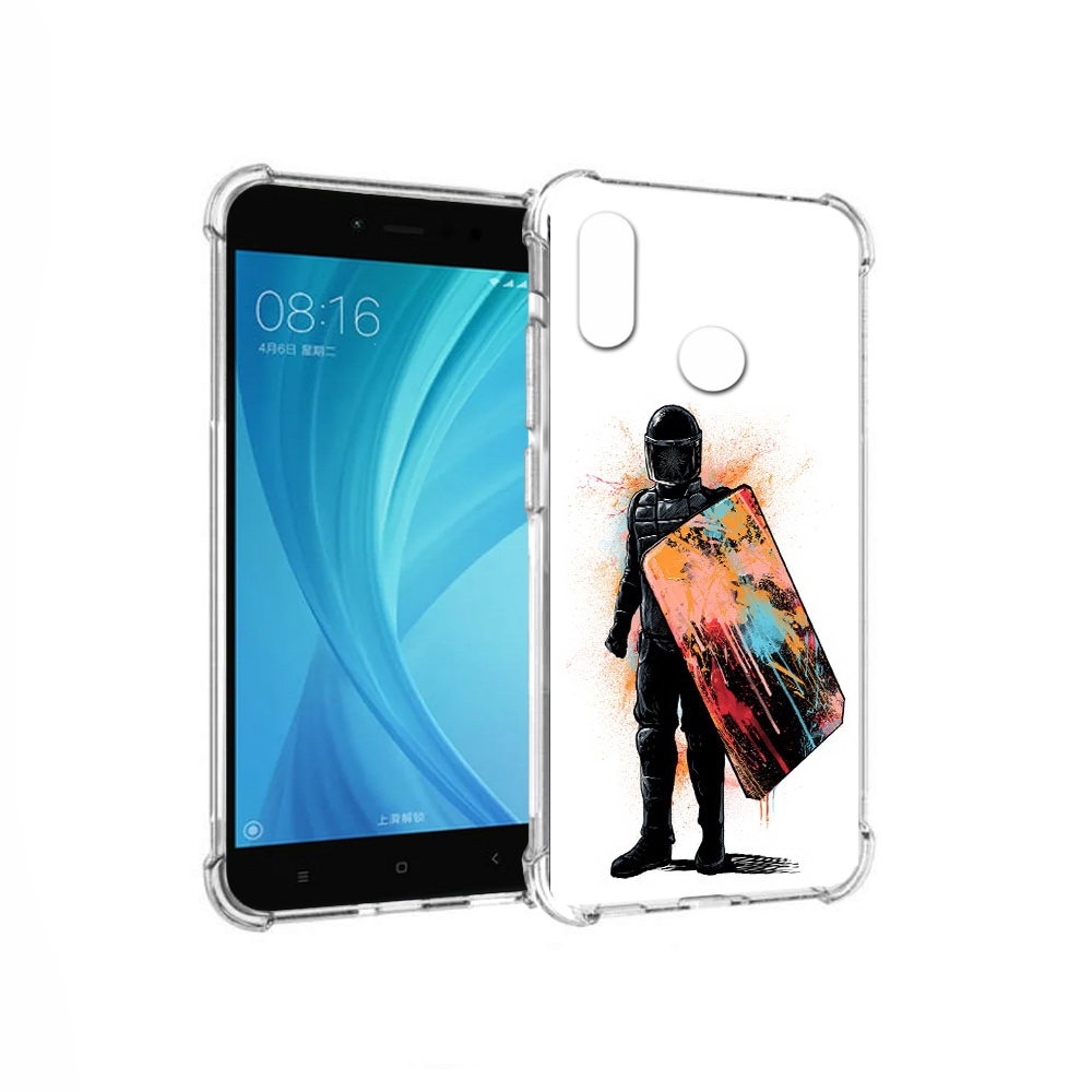 

Чехол MyPads Tocco для Xiaomi Redmi Note 5 солдат с красочным щитом (PT113434.311.614), Прозрачный, Tocco