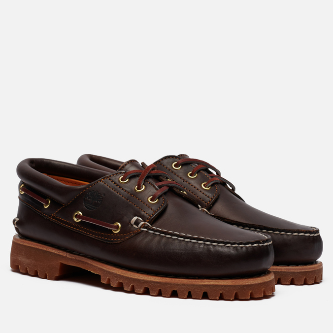 Мужские ботинки Timberland Heritage 3-Eye коричневый, размер 46 EU