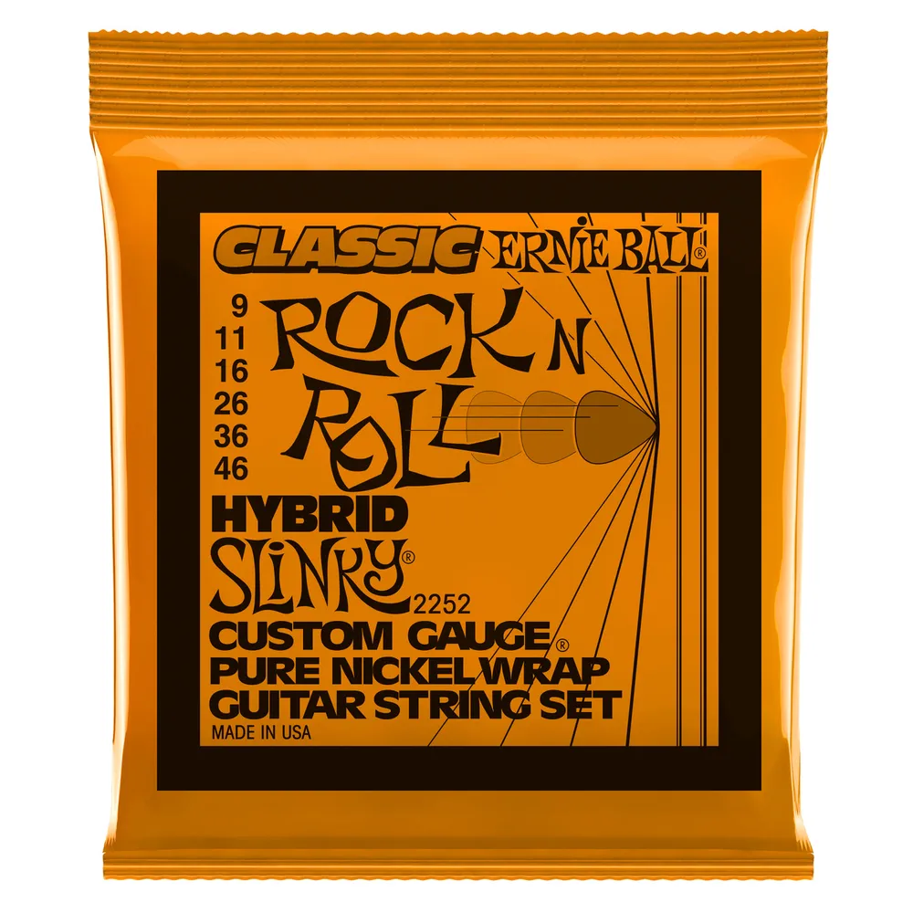 

Струны для электрогитары ERNIE BALL 2252 Classic Rock n Roll Pure Nickel Slinky Hybrid 9-4