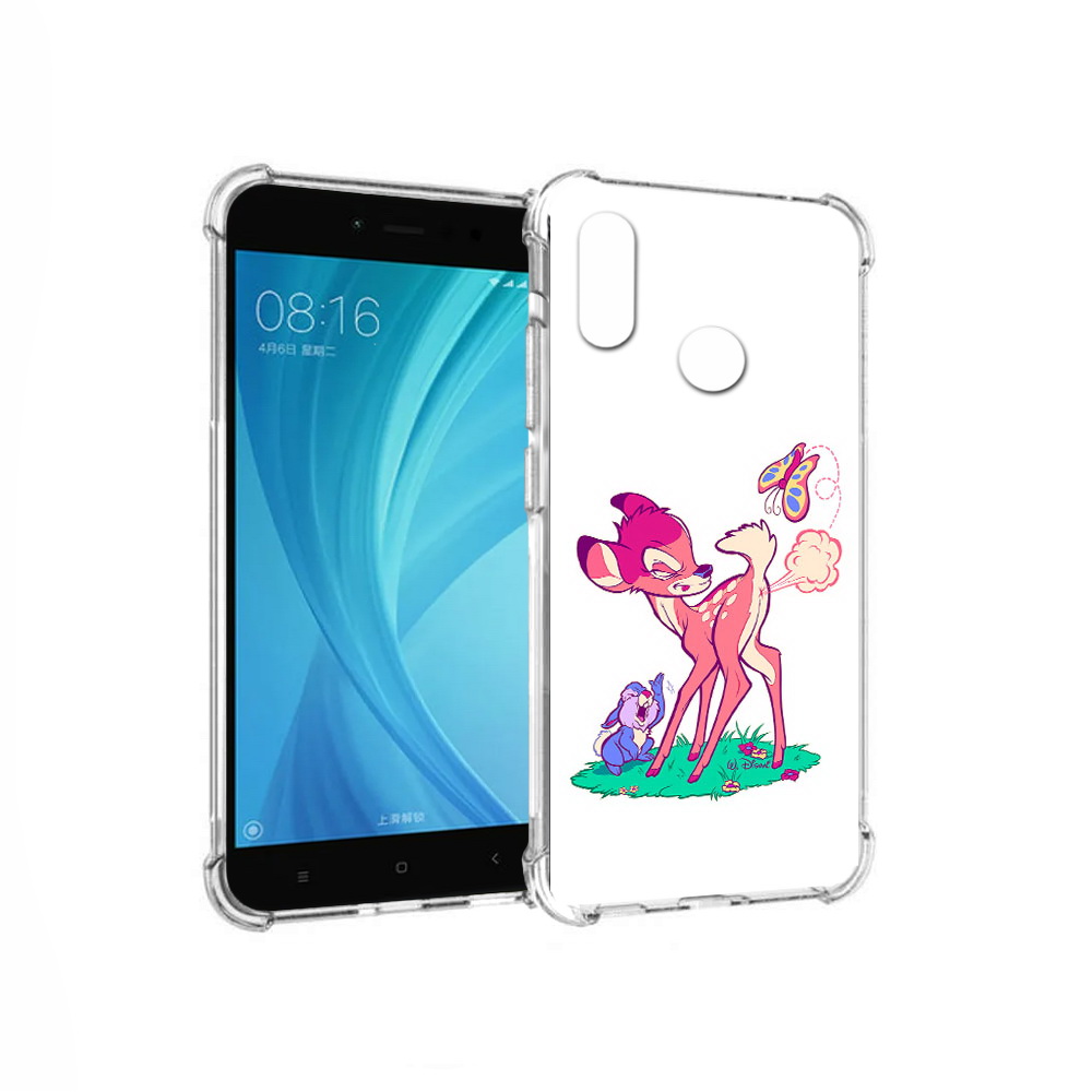 

Чехол MyPads Tocco для Xiaomi Redmi Note 5 смешной олененок (PT113434.311.610), Прозрачный, Tocco