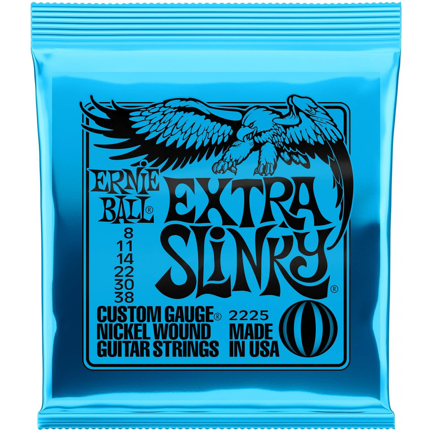 

Струны для электрогитары ERNIE BALL 2225 Nickel Wound Slinky Extra 8-38