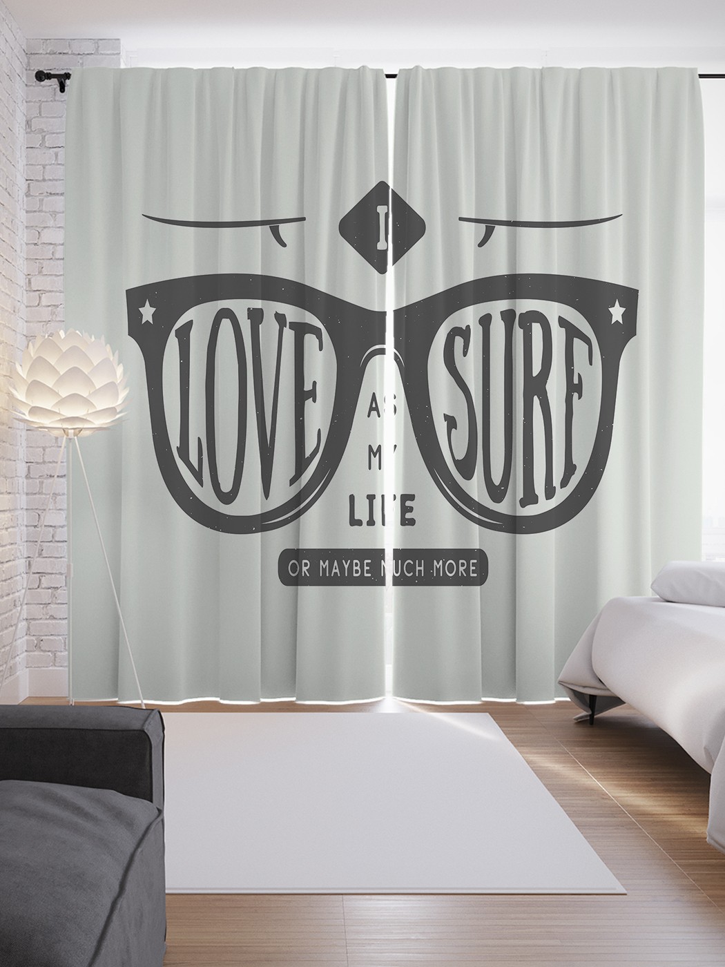 

Шторы JoyArty с фотопечатью "Я люблю тебя больше жизни" из сатена, 290х265 см, Я люблю тебя больше жизни