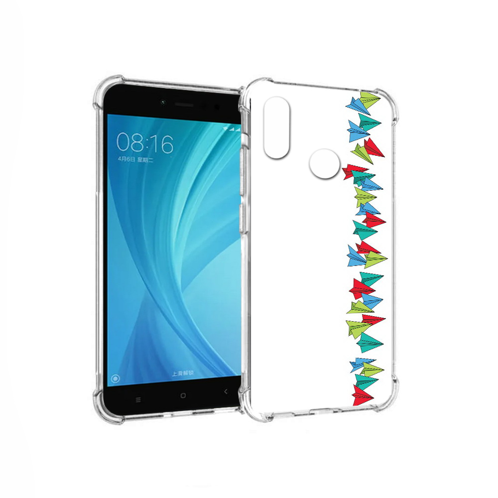 

Чехол MyPads Tocco для Xiaomi Redmi Note 5 самолетики из листочков (PT113434.311.593), Прозрачный, Tocco