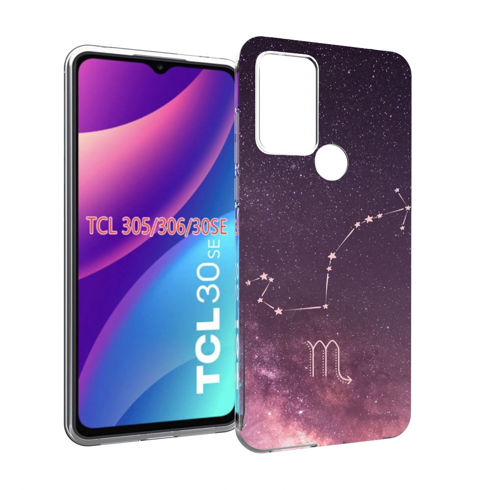 

Чехол MyPads знак зодиака скорпион 4 для TCL 30SE/305/306/30E, Tocco