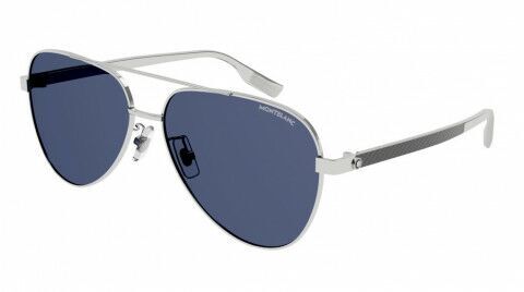 

Солнцезащитные очки Montblanc MB0182S 009 silver/blue, MB0182S 009