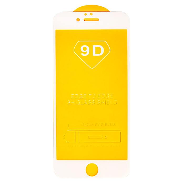 

Защитное стекло RocknParts 3D/5D/9D/11D на дисплей для iPhone 6, iPhone 6S, белый