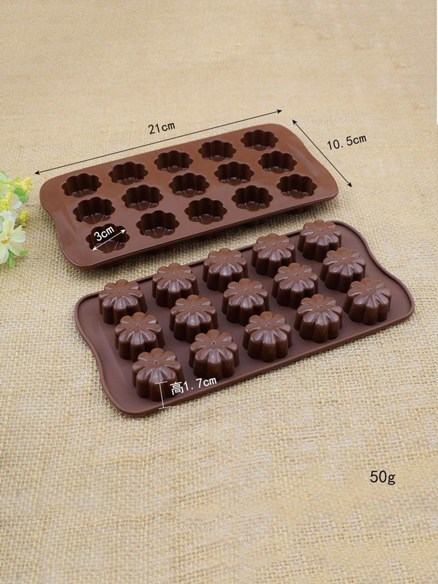 фото Силиконовая форма для шоколада, желе и льда, 15 ячеек ripoma