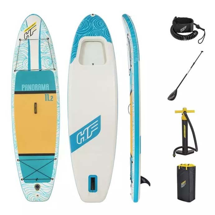 

Доска для плавания Bestway SUP разноцветная 340 х 89 х 15 см, Белый;голубой