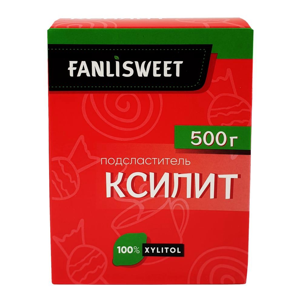 фото Сахарозаменитель ксилит натуральный fanlisweet подсластитель порошок 500 г