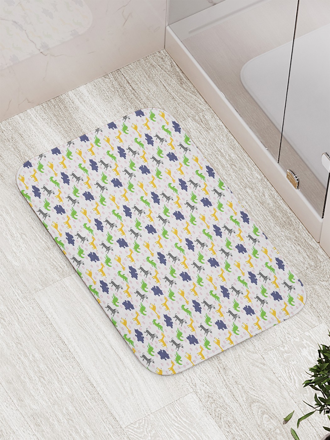 

Коврик противоскользящий для ванной, сауны, бассейна, 77х52 см bath_69119 JoyArty