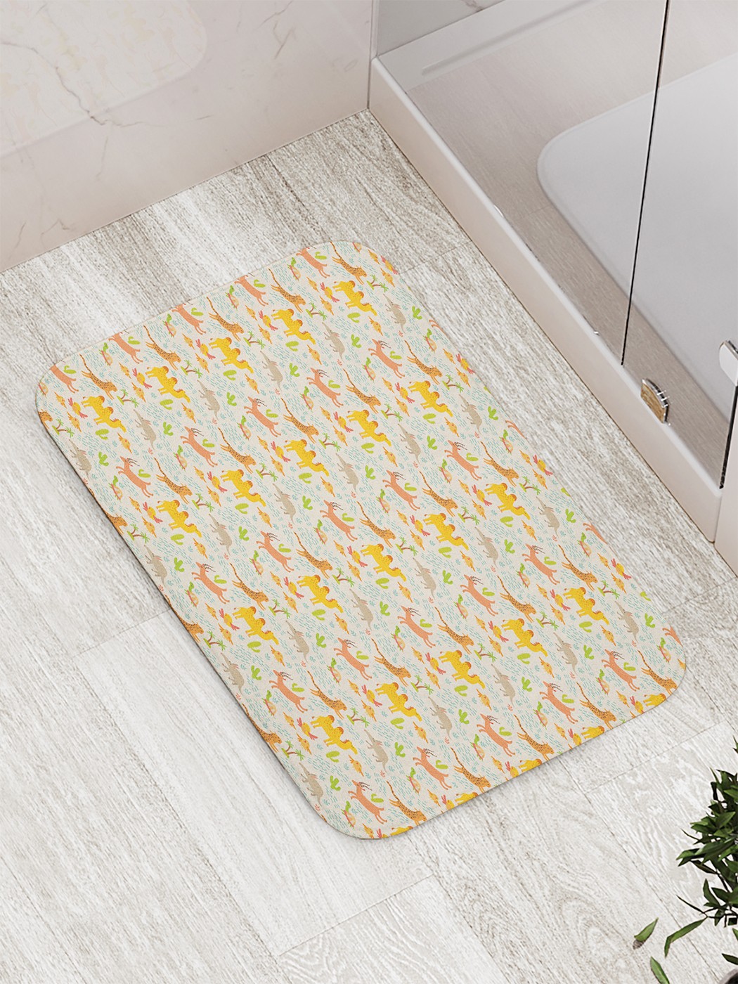 

Коврик противоскользящий для ванной, сауны, бассейна, 77х52 см bath_69116 JoyArty