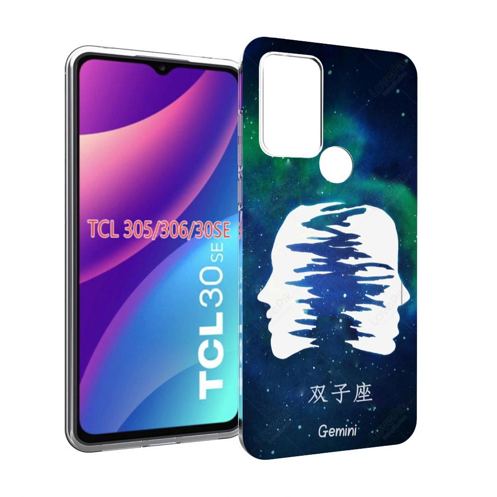 

Чехол MyPads знак зодиака близнецы 6 для TCL 30SE/305/306/30E, Tocco