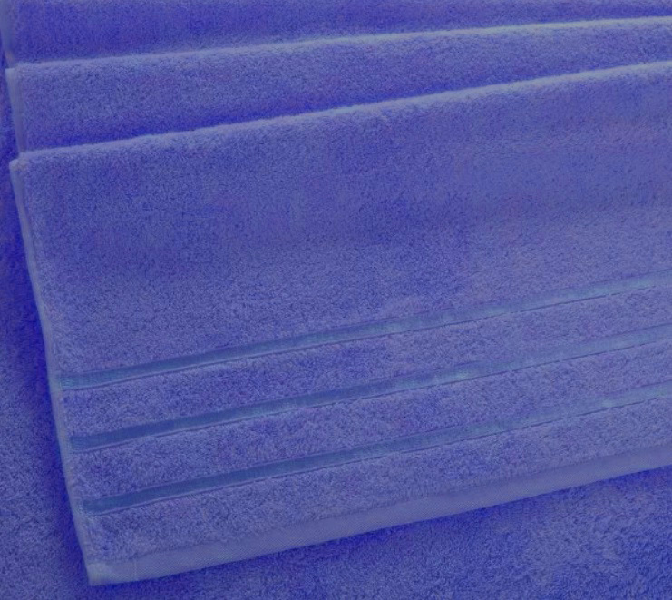 Полотенце Практичный выбор 50 х 80 см махровое темно-синее