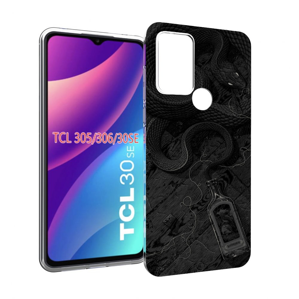 

Чехол MyPads змея с бутылкой для TCL 30SE/305/306/30E, Tocco