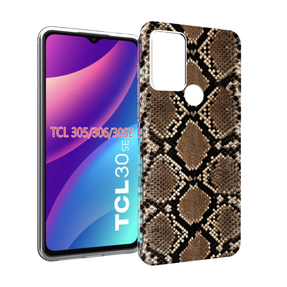 

Чехол MyPads змеиная кожа для TCL 30SE/305/306/30E, Tocco