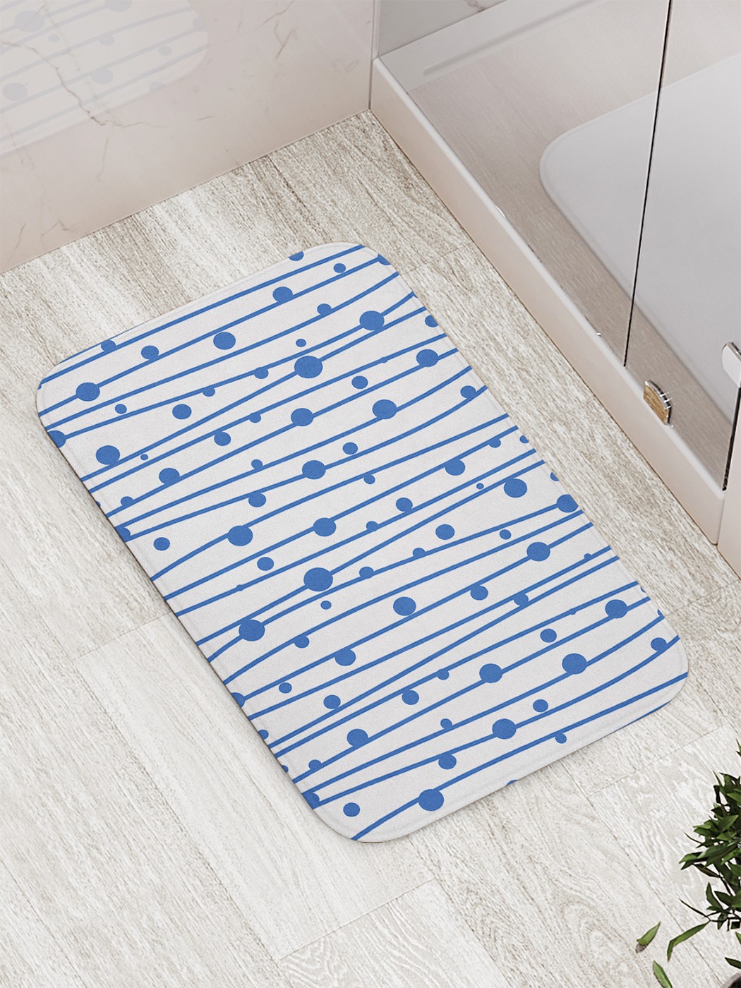 

Коврик противоскользящий для ванной, сауны, бассейна, 77х52 см bath_69066 JoyArty