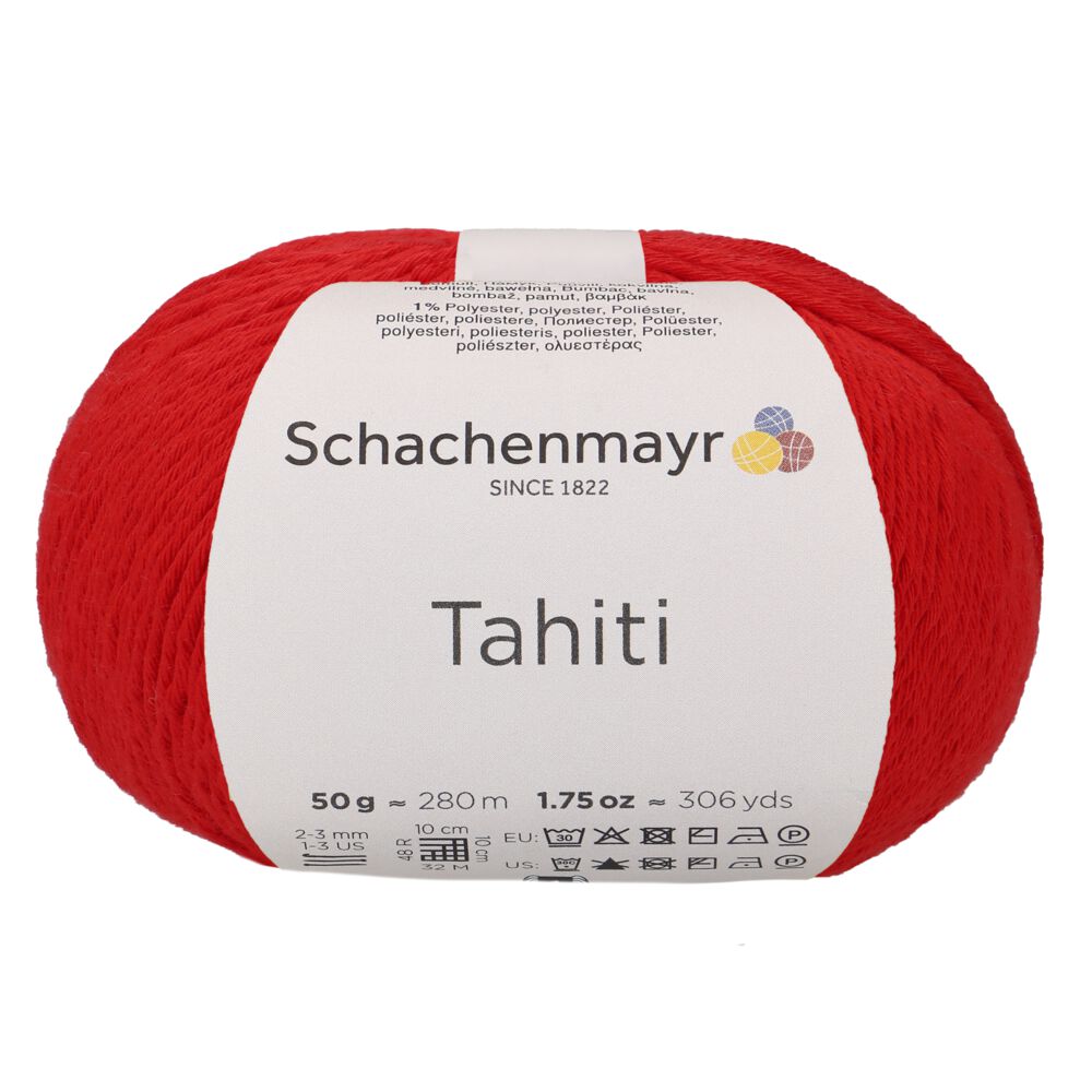 

Пряжа Schachenmayr Tahiti Fashion, MEZ 9811776 , 00030 красный, 00030