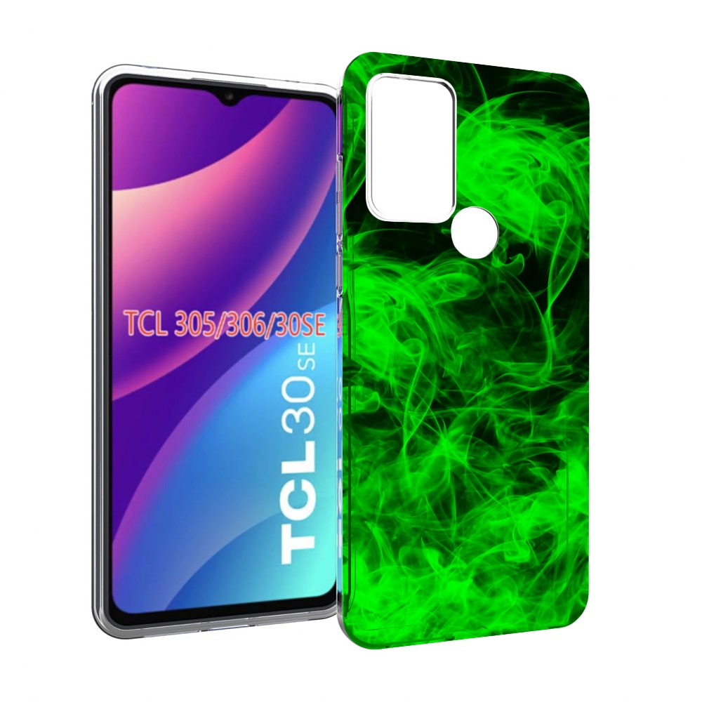 

Чехол MyPads зеленый-дымок для TCL 30SE/305/306/30E, Tocco