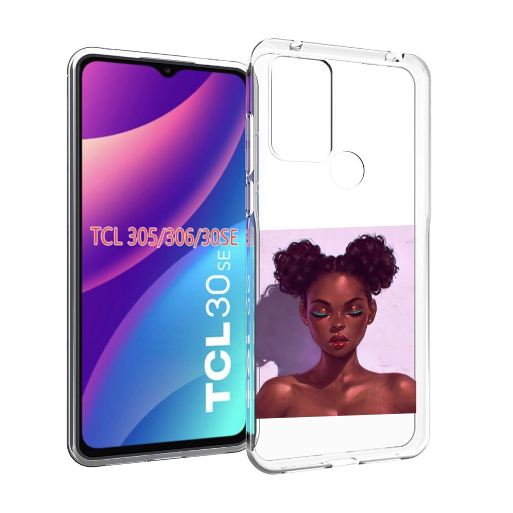 

Чехол MyPads зеленые-стрелки женский для TCL 30SE/305/306/30E, Tocco