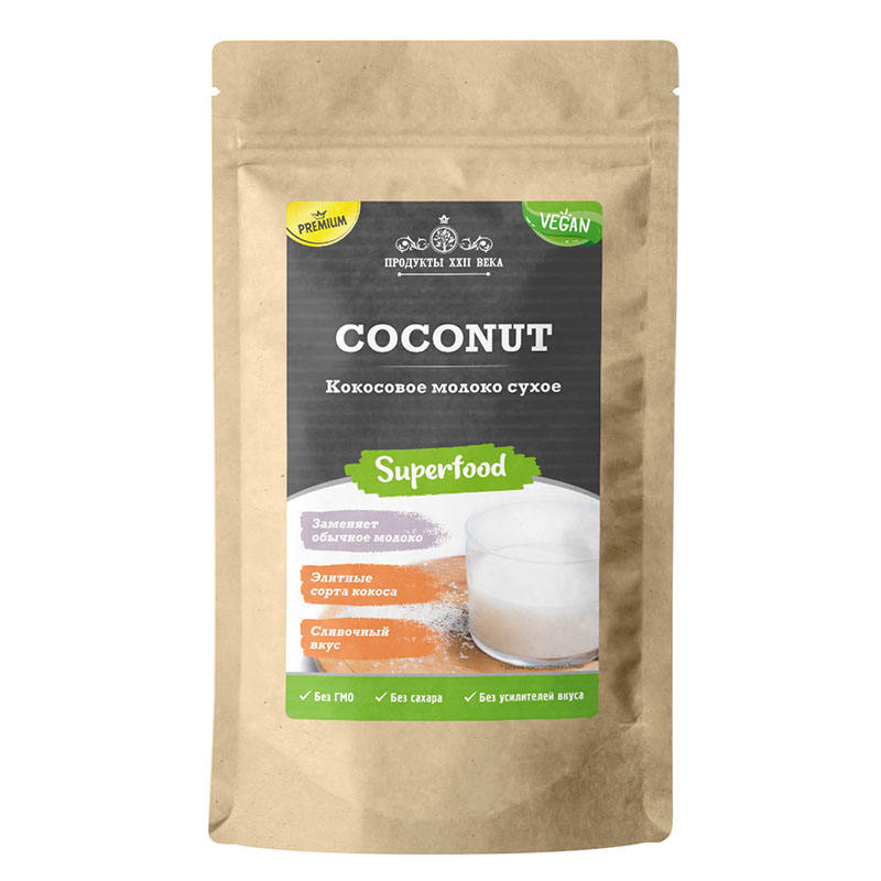 

Кокосовое молоко Продукты XXII века Coconut 100 г, Coconut