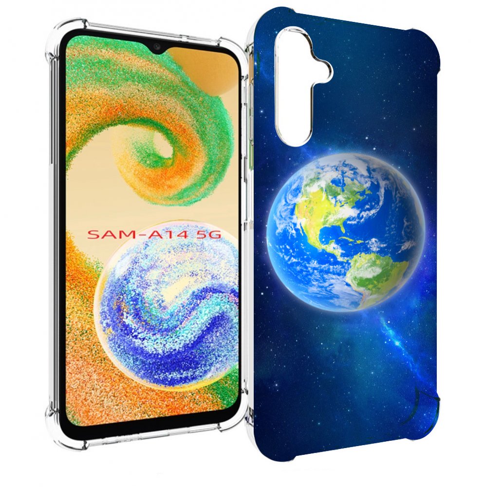 

Чехол MyPads Планета-Земля для Samsung Galaxy A14 5G, Прозрачный, Tocco