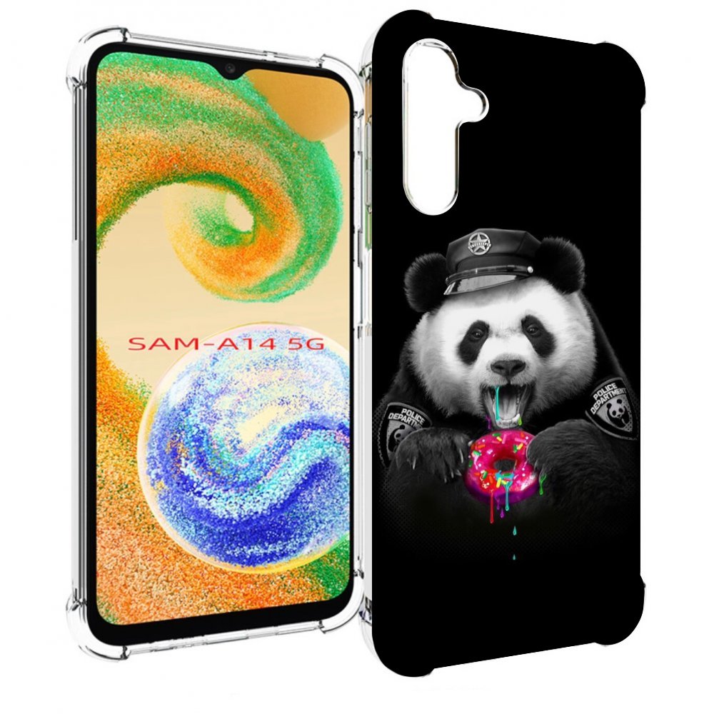 

Чехол MyPads Панда-с-пончиком для Samsung Galaxy A14 5G, Прозрачный, Tocco