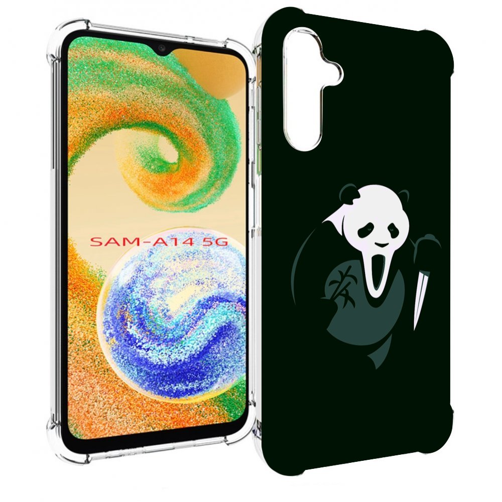 

Чехол MyPads Панда-крик для Samsung Galaxy A14 5G, Прозрачный, Tocco